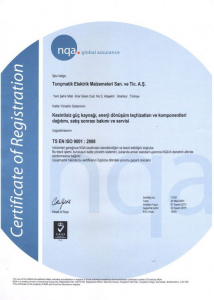 Tuncmatik ISO9001