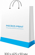 Картинка Новогодние бумажные пакеты 300x425x90 мм от компании Micros