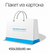 Картинка Пакеты с логотипом для фармацевтических компаний 450x300x90 мм от компании Micros