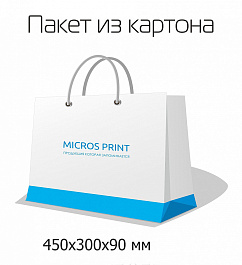 Пакеты с логотипом для фармацевтических компаний 450x300x90 мм