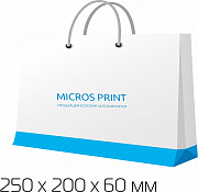 Картинка Корпоративные бумажные пакеты 250x200x60 мм от компании Micros