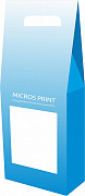 Картинка Подарочные ламинированные пакеты с окошком 100x300x100 мм от компании Micros