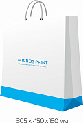 Картинка Ламинированные пакеты для магазинов обуви 305x450x160 мм от компании Micros